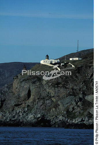 Le phare de Mull of Kintyre en Ecosse. - © Philip Plisson / Plisson La Trinité / AA06741 - Photo Galleries - Mull of Kintyre [lighthouse]