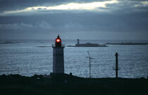Le phare de Penfret sur l'archipel des Glénan. © Philip Plisson / Plisson La Trinité / AA06742 - Photo Galleries - Moment of the day