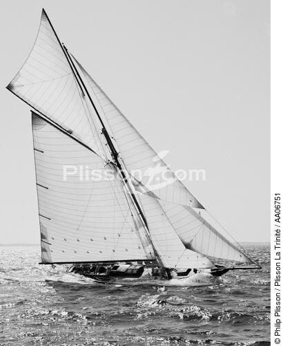 Pen-Duick. - © Philip Plisson / Plisson La Trinité / AA06751 - Nos reportages photos - Noir et blanc
