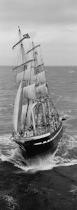Le Belem au large de Belle-Ile. © Philip Plisson / Plisson La Trinité / AA06753 - Photo Galleries - Three-masted ship