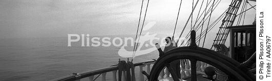 A bord du Belem. - © Philip Plisson / Plisson La Trinité / AA06797 - Nos reportages photos - Grand voilier