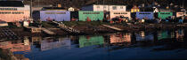 Cabanes de pêche à Saint-Pierre. © Philip Plisson / Plisson La Trinité / AA06848 - Nos reportages photos - Pêche