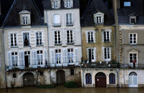 Innondation à Redon. © Philip Plisson / Plisson La Trinité / AA06868 - Nos reportages photos - Ille-et-Vilaine