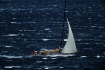 Sovereign dans du gros temps. © Philip Plisson / Plisson La Trinité / AA06872 - Nos reportages photos - Mer agitée
