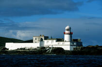 Le phare de Valencia Island. © Philip Plisson / Pêcheur d’Images / AA06878 - Nos reportages photos - Phares Irlande