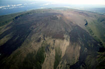 Le piton de la Fournaise, île de la Réunion. © Philip Plisson / Plisson La Trinité / AA06987 - Nos reportages photos - Volcan