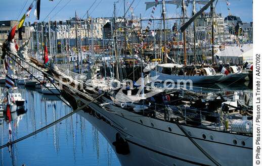 La cutty Sark à Saint-Malo. - © Philip Plisson / Plisson La Trinité / AA07092 - Photo Galleries - Emerald Coast [The]
