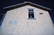 Maison en bois au pays du homard. © Philip Plisson / Plisson La Trinité / AA07243 - Nos reportages photos - Iles de la Madeleine [les]