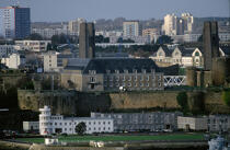 Brest et le pont de Recouvrance. © Philip Plisson / Plisson La Trinité / AA07290 - Photo Galleries - Bridge