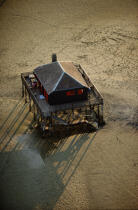 Habitation sur le bassin d'Arcachon. © Philip Plisson / Plisson La Trinité / AA07326 - Photo Galleries - Roof
