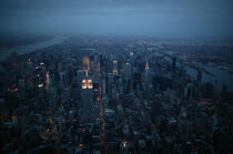 New-York de nuit. © Philip Plisson / Plisson La Trinité / AA07650 - Nos reportages photos - New York [Etat]