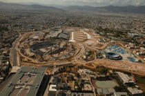 Stade en construction à Athènes. © Philip Plisson / Plisson La Trinité / AA07789 - Nos reportages photos - Stade