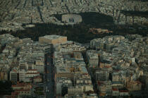 Athènes vue de ciel. © Philip Plisson / Plisson La Trinité / AA07793 - Nos reportages photos - Grèce