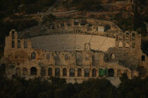 Théatre antique à Athènes. © Philip Plisson / Plisson La Trinité / AA07833 - Photo Galleries - Greece