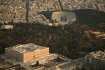 Le parlement et le stade antique à Athènes. © Philip Plisson / Plisson La Trinité / AA07838 - Nos reportages photos - Stade