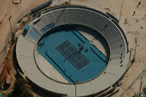 Nouveau stade pour les JO d'Athènes. © Philip Plisson / Plisson La Trinité / AA07860 - Nos reportages photos - Ville [Grèce]