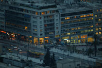 Athènes vue de ciel. © Philip Plisson / Plisson La Trinité / AA07866 - Nos reportages photos - Nuit