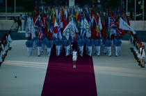 Arrivée de la flamme olympique à Athènes. © Philip Plisson / Plisson La Trinité / AA07869 - Photo Galleries - Greece