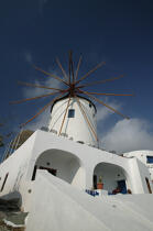 Santorin dans les Cyclades. © Philip Plisson / Plisson La Trinité / AA07885 - Photo Galleries - Windmill