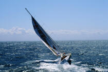 Vendée Globe 1996 © Philip Plisson / Plisson La Trinité / AA07906 - Photo Galleries - Sailing Race