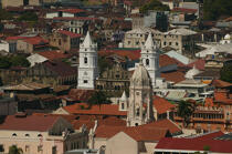 La vieille ville de Panama City. © Philip Plisson / Plisson La Trinité / AA07941 - Photo Galleries - Church steeple
