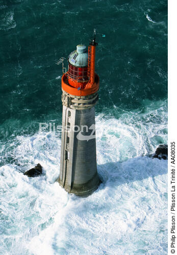 Le phare du Grand Jardin devant St Malo. - © Philip Plisson / Plisson La Trinité / AA08035 - Nos reportages photos - Grand Jardin [Le]