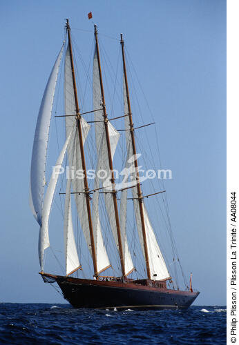 Le trois mâts goélette Créole. - © Philip Plisson / Plisson La Trinité / AA08044 - Photo Galleries - Three masts