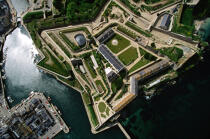 La citadelle Vauban à Belle-Ile. © Philip Plisson / Plisson La Trinité / AA08073 - Nos reportages photos - Port