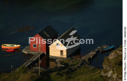 Maisons proche de Bergen. - © Philip Plisson / Plisson La Trinité / AA08162 - Nos reportages photos - Toit
