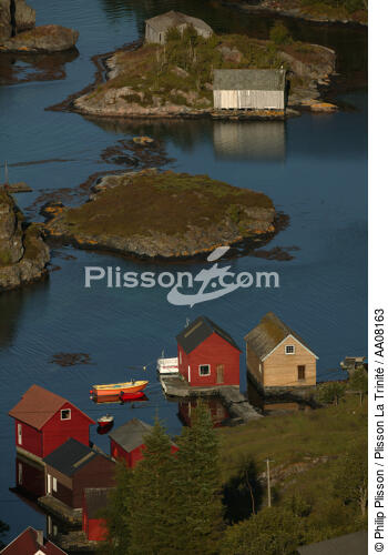 Maisons proche de Bergen. - © Philip Plisson / Plisson La Trinité / AA08163 - Photo Galleries - Details