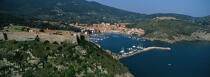 Port'Ercole sur la côte italienne. © Philip Plisson / Plisson La Trinité / AA08328 - Nos reportages photos - Ville [It]