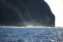 L'île de Stromboli. © Philip Plisson / Plisson La Trinité / AA08400 - Nos reportages photos - Ile [It]