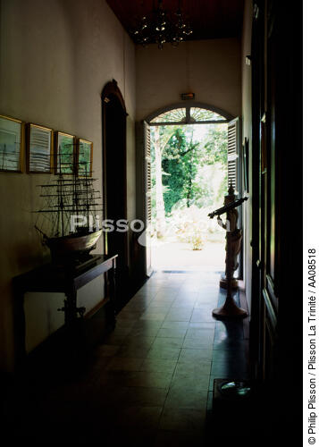 Intérieur de maison martiniquaise. - © Philip Plisson / Plisson La Trinité / AA08518 - Photo Galleries - View Type