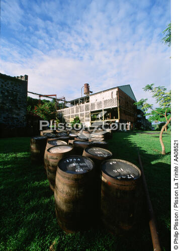 Distillerie Clément à la Martinique. - © Philip Plisson / Plisson La Trinité / AA08521 - Nos reportages photos - Type vue
