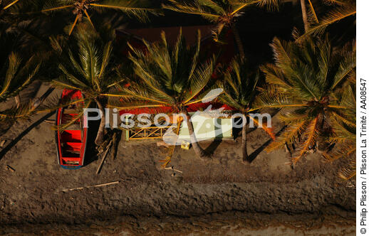 Plage en Martinique. - © Philip Plisson / Plisson La Trinité / AA08547 - Nos reportages photos - Outre-Mer