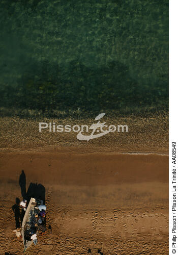 Pêcheur déchargeant le poisson. - © Philip Plisson / Plisson La Trinité / AA08549 - Photo Galleries - View Type