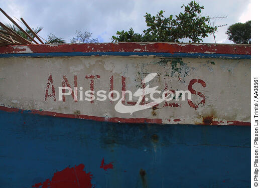 Bateau de pêche. - © Philip Plisson / Plisson La Trinité / AA08561 - Photo Galleries - Martinique [The]