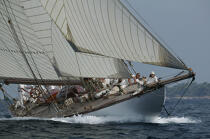 Mariquita pendant les Voiles de St Tropez 2004. © Philip Plisson / Plisson La Trinité / AA08568 - Photo Galleries - J Class yacht