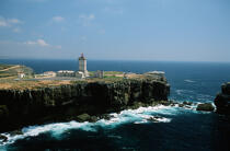 Le phare de Cabo Cavoeiro au Portugal. © Philip Plisson / Plisson La Trinité / AA08581 - Photo Galleries - Foreign country
