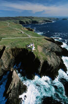 Le phare de Arramore en Irlande. © Philip Plisson / Plisson La Trinité / AA08586 - Nos reportages photos - Irlande, l'île verte