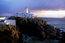 Le phare de Fanad Head en Irlande. © Philip Plisson / Plisson La Trinité / AA08588 - Nos reportages photos - Pays étranger