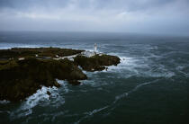 Le phare de Fanad Head en Irlande. © Philip Plisson / Plisson La Trinité / AA08589 - Nos reportages photos - Fanad Head [phare de]