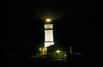 Le phare de Cabo Mayor en Espagne. © Philip Plisson / Plisson La Trinité / AA08598 - Photo Galleries - Night