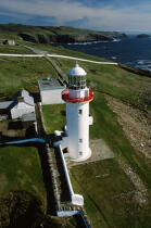 Le phare d'Arranmore en Irlande. © Philip Plisson / Plisson La Trinité / AA08604 - Nos reportages photos - Pays étranger