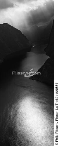 Fjord norvégien. - © Philip Plisson / Plisson La Trinité / AA08641 - Photo Galleries - Vertical panoramic