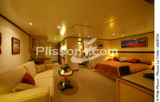 Aboard the Queen Mary II. - © Philip Plisson / Plisson La Trinité / AA08704 - Photo Galleries - Cruise
