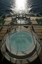 A bord du Queen Mary II. © Philip Plisson / Plisson La Trinité / AA08706 - Nos reportages photos - Croisière
