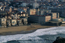 Biarritz. © Philip Plisson / Plisson La Trinité / AA08723 - Nos reportages photos - Ville [64]