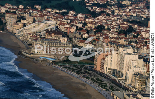 Biarritz. - © Philip Plisson / Plisson La Trinité / AA08724 - Photo Galleries - Pyrénées Atlantiques
