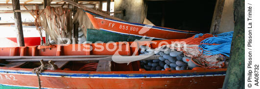 Bateaux de pêche à la Martinique. - © Philip Plisson / Plisson La Trinité / AA08732 - Photo Galleries - Rowing boat